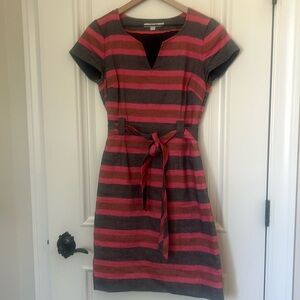 Boden Notch linen blend dress . Size 8. EUC